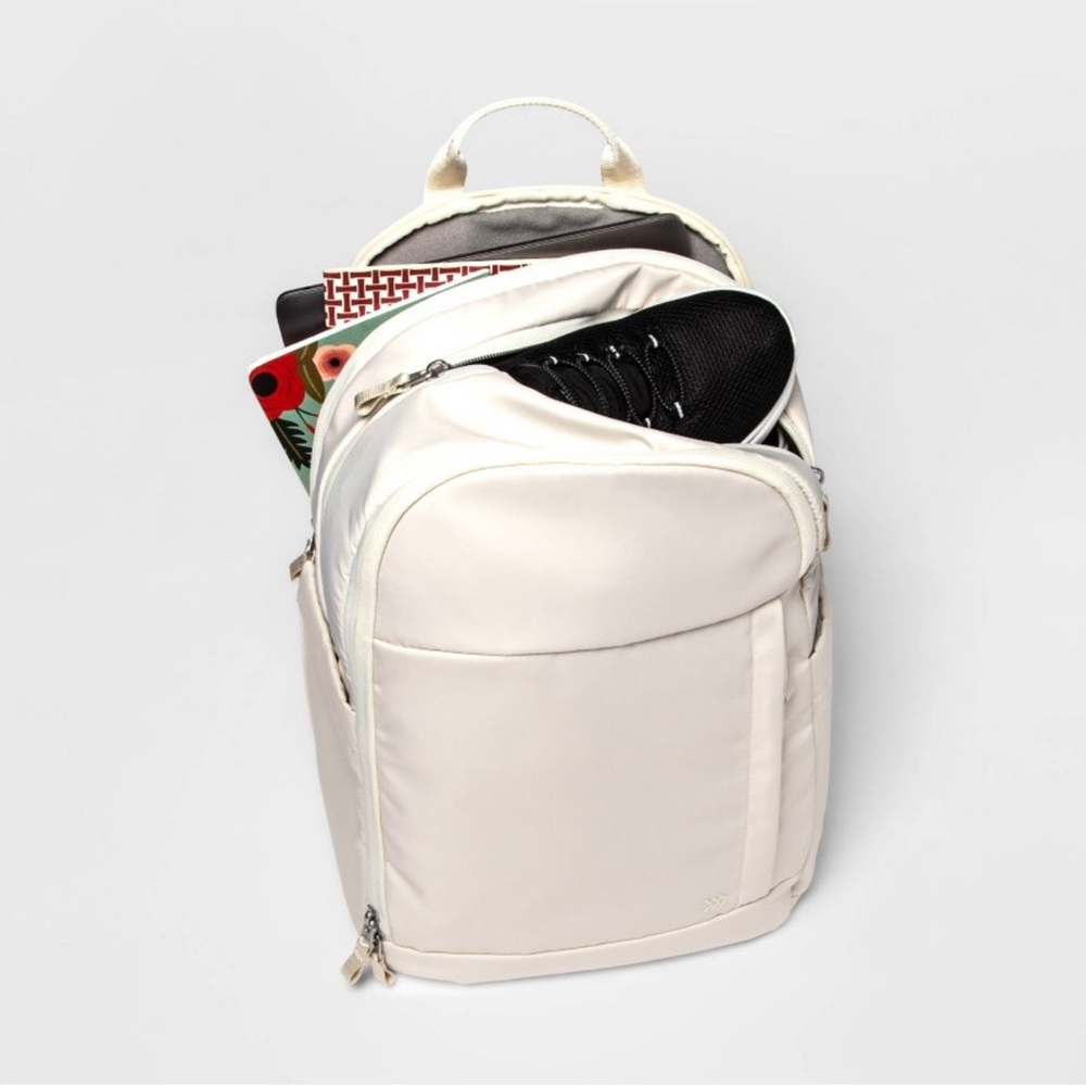 Stylish Cream Backpack - Like New